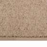 Teppich Kurzflor 80x150 cm Braun