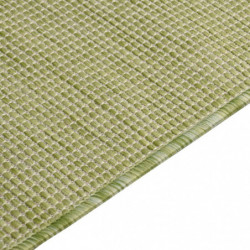 Outdoor-Teppich Flachgewebe 200x280 cm Grün