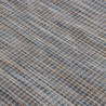 Outdoor-Teppich Flachgewebe 100x200 cm Braun und Schwarz