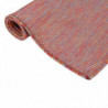 Outdoor-Teppich Flachgewebe 80x150 cm Rot