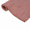 Outdoor-Teppich Flachgewebe 120x170 cm Rot