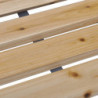 Gartenbank 120 cm Holz und Eisen