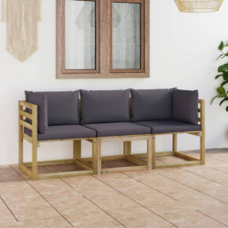 3-Sitzer-Gartensofa mit...