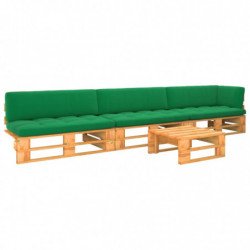 4-tlg. Paletten-Lounge-Set...