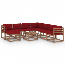 9-tlg. Garten-Lounge-Set...