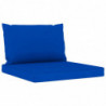 12-tlg. Garten-Lounge-Set mit Kissen Blau
