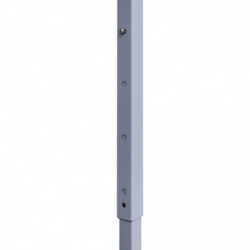 Profi-Partyzelt Xenos Faltbar 2×2 m Stahl Weiß