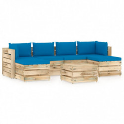7-tlg. Garten-Lounge-Set...