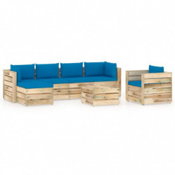 7-tlg. Garten-Lounge-Set...