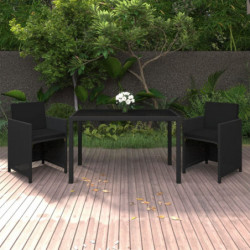 3-tlg. Garten-Essgruppe mit...