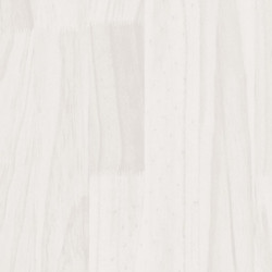 Pflanzkübel Xantus 2 Stk. Weiß 110x31x70 cm Massivholz Kiefer