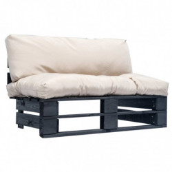 Garten-Palettensofa mit...