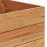 Hochbeet Valja 100x40x38 cm Teak Altholz und Stahl