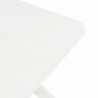 Bistrotisch Weiß 70x70x72 cm Kunststoff