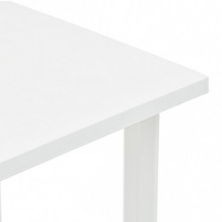 Gartentisch Weiß 80 x 75 x 72 cm Kunststoff