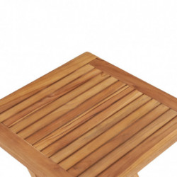 Klappbarer Gartentisch 45x45x45 cm Teak Massivholz