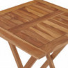 Klappbarer Gartentisch 60×60×75 cm Teak Massivholz