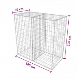 Gabionenkorb Stahl 100×50×100 cm