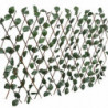 Weidenzaun-Rankgitter 5 Stk. mit künstlichen Blättern 180x30 cm