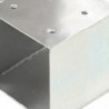 Pfostenverbinder T-Form Verzinktes Metall 71 x 71 mm