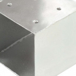 Pfostenverbinder T-Form Verzinktes Metall 101 x 101 mm