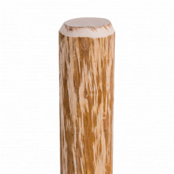 Angespitzter Holz-Zaunpfahl 4 Stk. Haselnussholz 90 cm