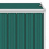 Mülltonnenbox für 4 Mülltonnen Grün 286×81×121 cm Stahl