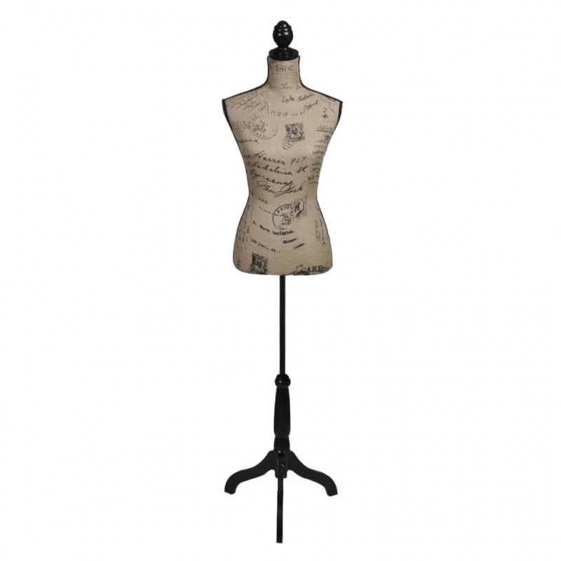 Damenbüste Schneiderpuppe Büste Torso Angezogen Mannequin Jute