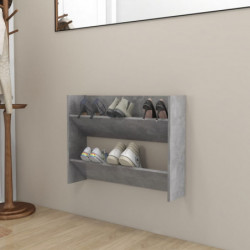 Wand-Schuhschrank Betongrau...