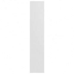 Wand-Schuhschrank Weiß 80x18x90 cm Spanplatte
