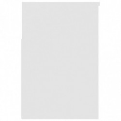 Schuhbank Weiß 60x30x45 cm Spanplatte