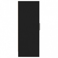 Schuhschrank Schwarz 32x35x92 cm Spanplatte