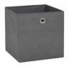 Aufbewahrungsboxen 10 Stk. Vliesstoff 32 x 32 x 32 cm Grau