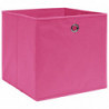 Aufbewahrungsboxen 4 Stk. Rosa 32×32×32 cm Stoff