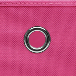 Aufbewahrungsboxen 4 Stk. Rosa 32×32×32 cm Stoff