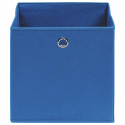 Aufbewahrungsboxen 10 Stk. Vliesstoff 28x28x28 cm Blau