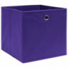Aufbewahrungsboxen 4 Stk. Vliesstoff 28x28x28 cm Violett