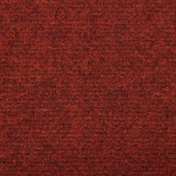 Treppenmatten 15 Stk. Nadelvlies 65x25 cm Rot