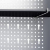 Wand-Werkzeugschrank Yang Industriedesign Metall Grau und Schwarz