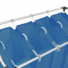 Wäschesortierer mit 4 Taschen Blau Stahl
