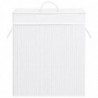 Bambus-Wäschekorb Weiß 100 L
