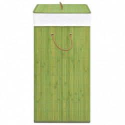 Bambus-Wäschekorb Grün 83 L