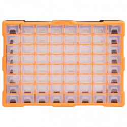 Multi-Schubladen-Organizer mit 64 Schubladen 52x16x37,5 cm