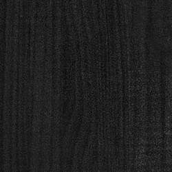 Pflanzkübel Xavi 2 Stk. Schwarz 70x70x70 cm Massivholz Kiefer