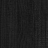 Pflanzkübel Xavi 2 Stk. Schwarz 70x70x70 cm Massivholz Kiefer