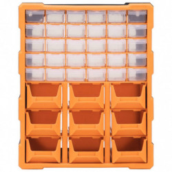 Multi-Schubladen-Organizer mit 39 Schubladen 38x16x47 cm