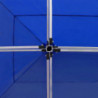Profi-Partyzelt Faltbar Aluminium 6x3 m Blau