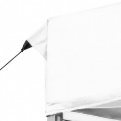 Profi-Partyzelt Faltbar Aluminium 6x3 m Weiß