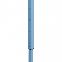 Profi-Partyzelt Faltbar mit 4 Seitenwänden 3×6m Stahl Weiß