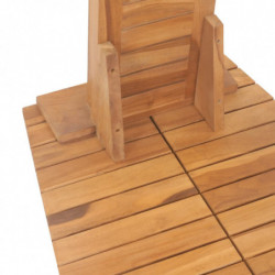 Gartendusche Teak Massiv 70 x 75 x 204 cm